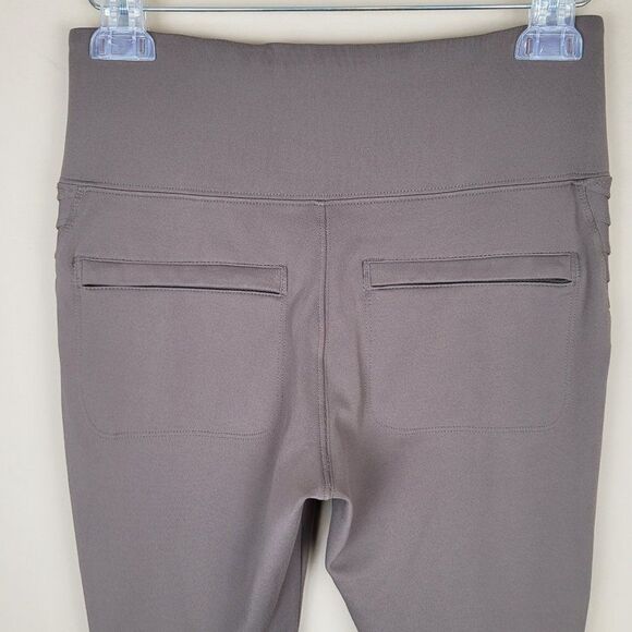 Athleta Delancey Moto Tight High Waist Ankle Coffee House Light Brown Size SP - Picture 6 of 16